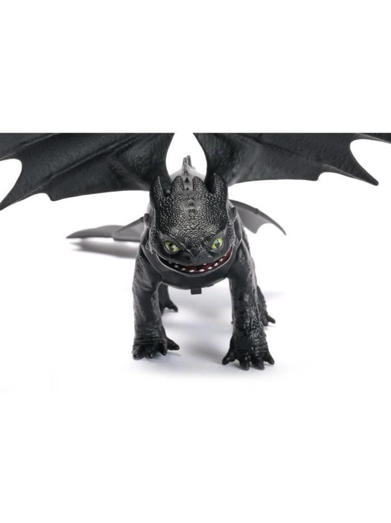 Spin master figurine dragon sonore 25 cm krokmou dragons movie Noir - Kiabi