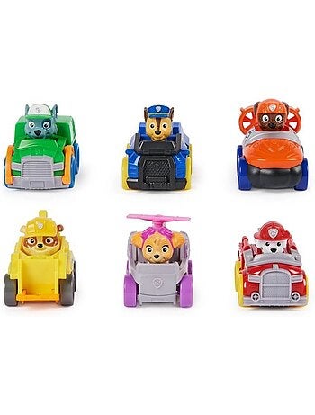 Spin master pack 6 racers pup squad la pat' patrouille