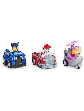 Spin master pack de 3 vehicules retro friction la pat' patrouille