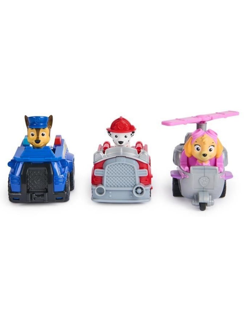 Spin master pack de 3 vehicules retro friction la pat' patrouille Rouge - Kiabi