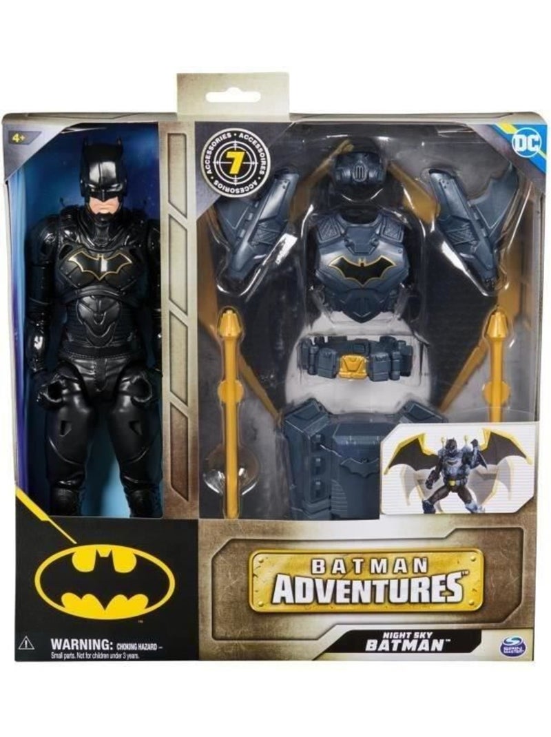 Spin master pack figurine 30 cm + accessoires aerial batman adventures Noir - Kiabi
