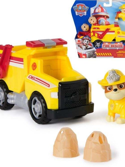 Spin Master Paw Patrol Fire Rescue - Rubble avec camion de sauvetage - Kiabi
