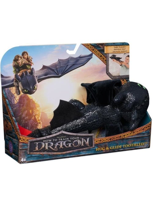 Spin master peluche deluxe krokmou 30 cm dragons movie - Kiabi