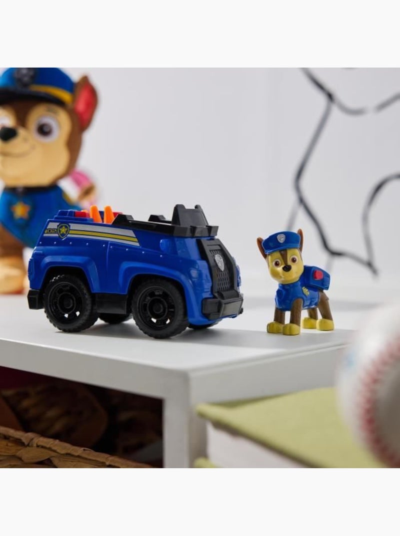 Spin mastervehicule + figurine chase la pat' patrouille Bleu - Kiabi