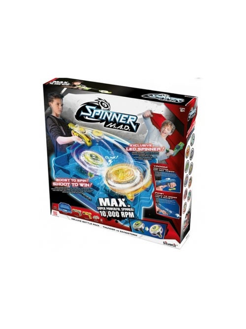 Spinner Mad Deluxe Avec 2 Gun 2 Toupies Et Arène - Kiabi