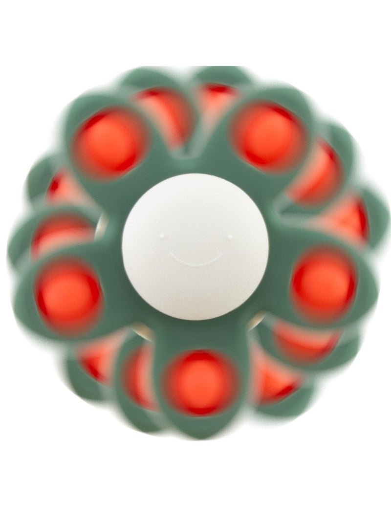 Spinner sensoriel fleur Pétaloune Pop Vert - Kiabi
