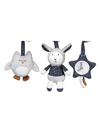 Spirale d'activités en velours blanc - SAUTHON