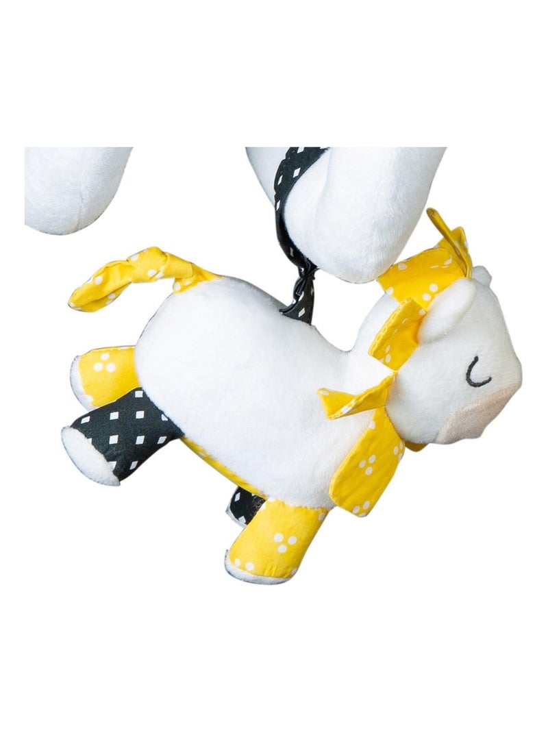 Spirale d'activites en velours blanc - SAUTHON Blanc - Kiabi