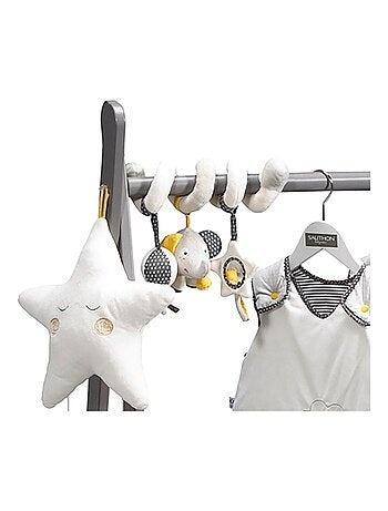 Spirale d'activités en velours blanc - SAUTHON