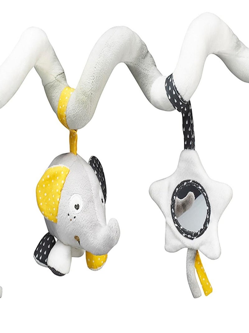 Spirale d'activités en velours blanc - SAUTHON Blanc - Kiabi