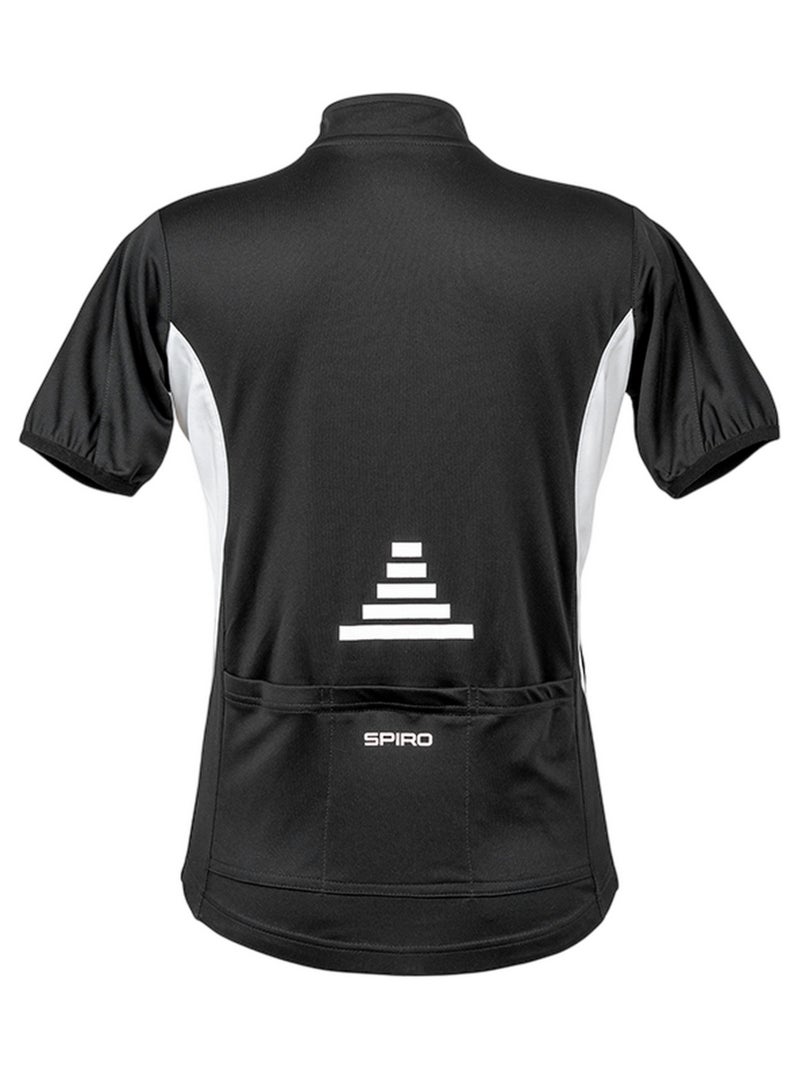 Spiro - Maillot BIKEWEAR Noir Blanc - Kiabi