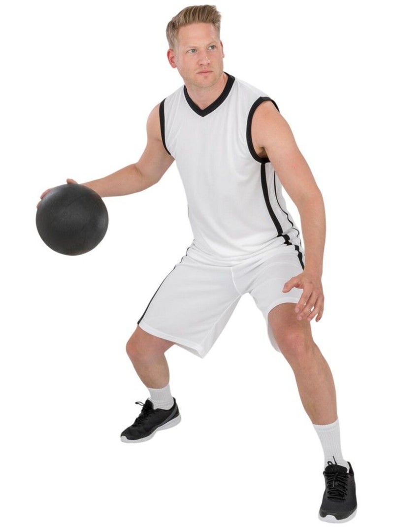 Spiro - Maillot de basket Blanc Noir - Kiabi