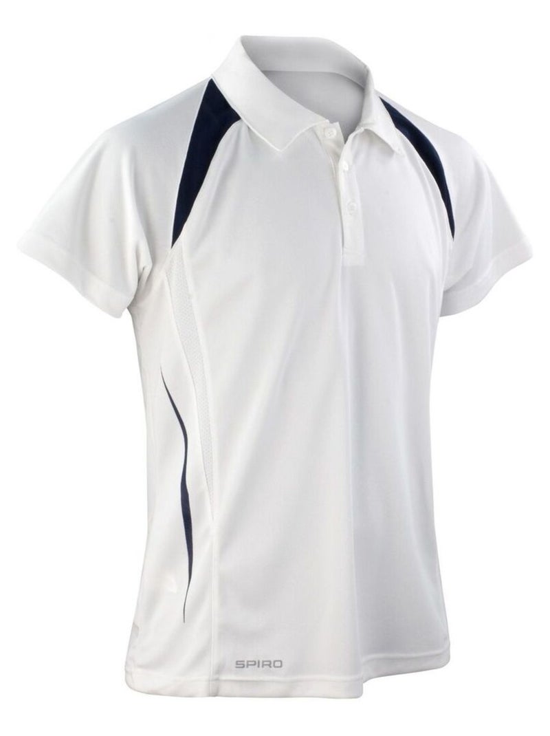 Spiro - Polo TEAM SPIRÇa Blanc Bleu - Kiabi