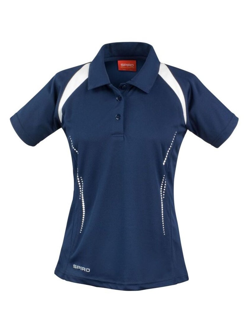 Spiro - Polo TEAM SPIRÇa Bleu Bleu marine Blanc - Kiabi