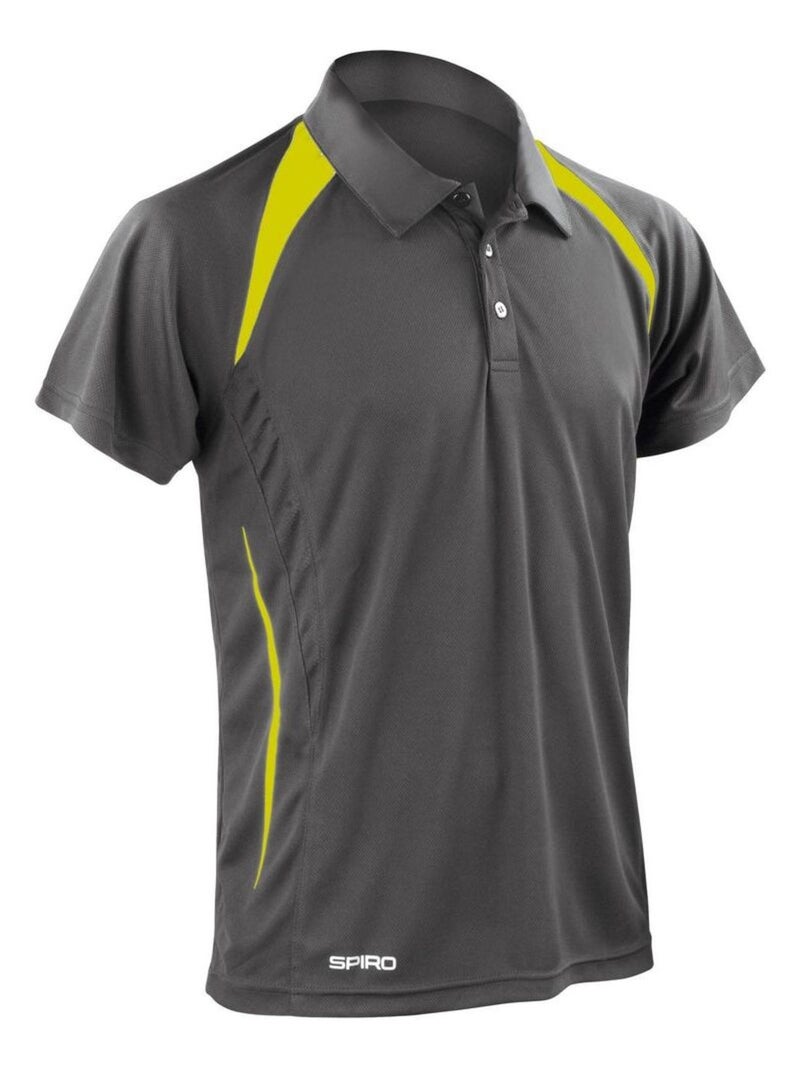 Spiro - Polo TEAM SPIRÇa Gris Vert - Kiabi