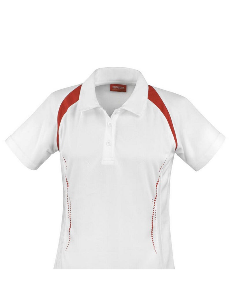 Spiro - Polo TEAM SPIRIT Blanc/Rouge - Kiabi