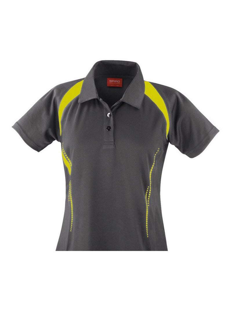 Spiro - Polo TEAM SPIRIT Gris Vert - Kiabi