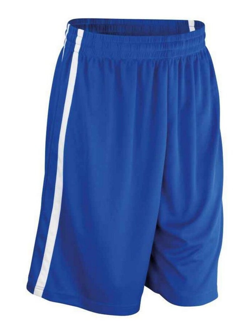 Spiro - Short de basket Bleu roi - Kiabi