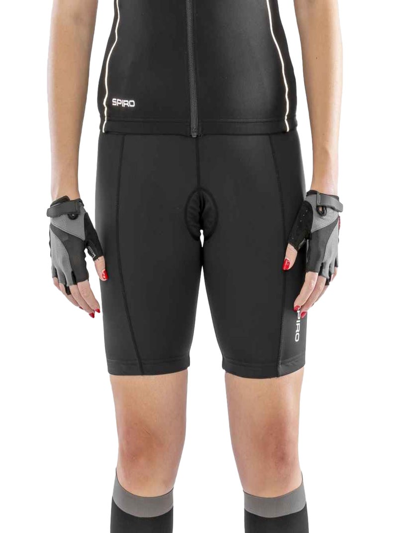 Spiro - Short de motard Noir - Kiabi