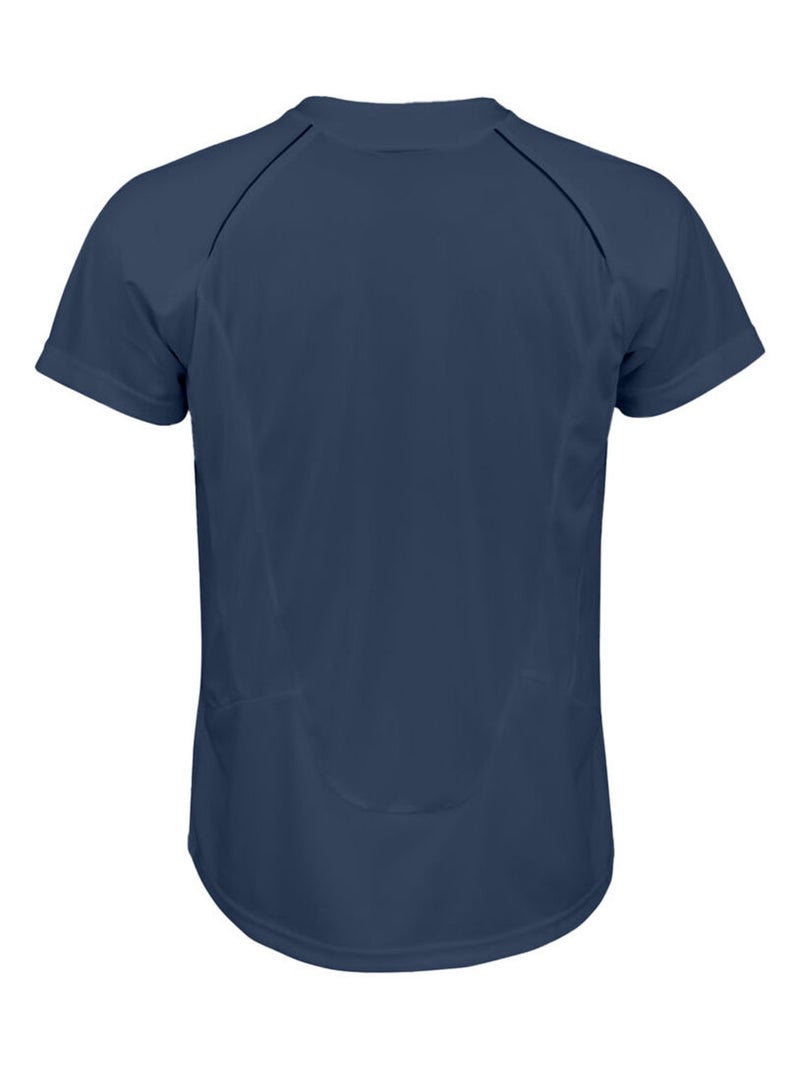 Spiro - T-shirt DASH TRAINING Bleu Bleu marine Blanc - Kiabi