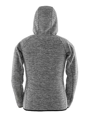 Spiro Pull à capuche zippé en micropolaire pour femmes et hommes