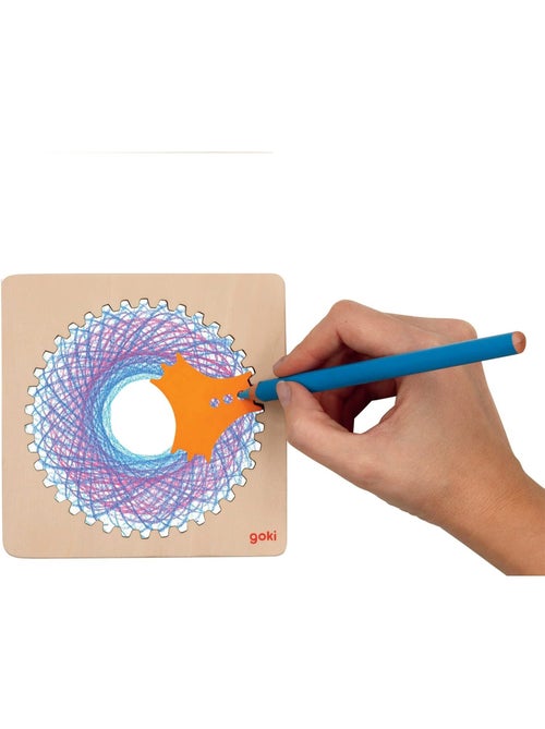 Spirographe en bois - Kiabi