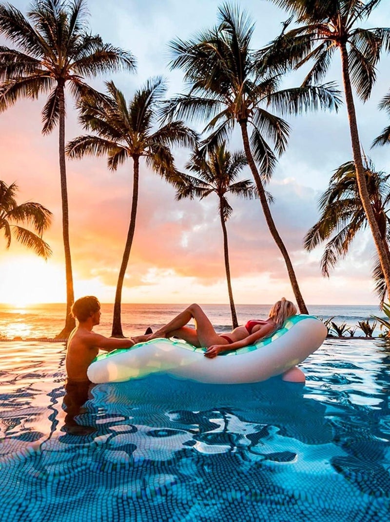 Splash Lounge Bleu Blanc - Kiabi