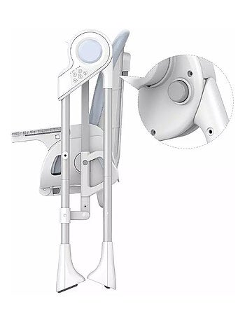 SPLITY 2 Multifonction 3 en 1, chaise haute, transat, balancelle electrique