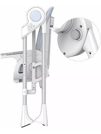 SPLITY Multifonction 3 en 1, chaise haute, transat, balancelle electrique
