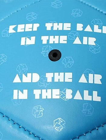 Sport Active Ballon de football Taille 5, 420 Grammes, bleu