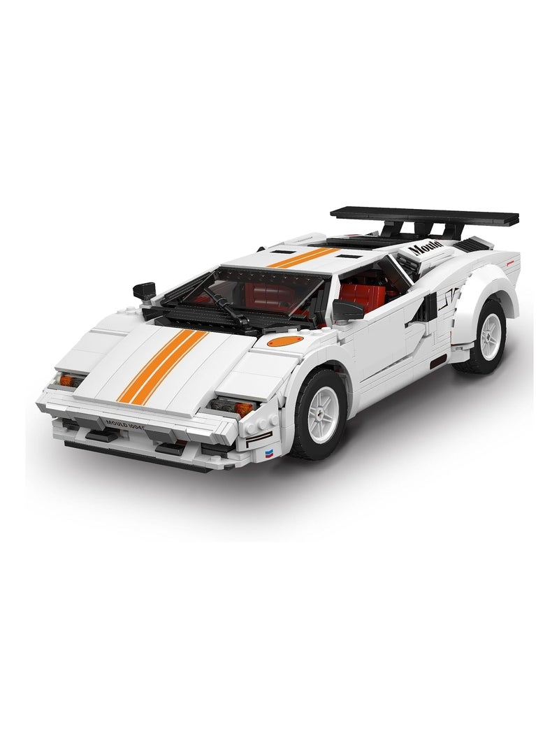 Sportive italienne Lambo Coutach Blanc - Kiabi