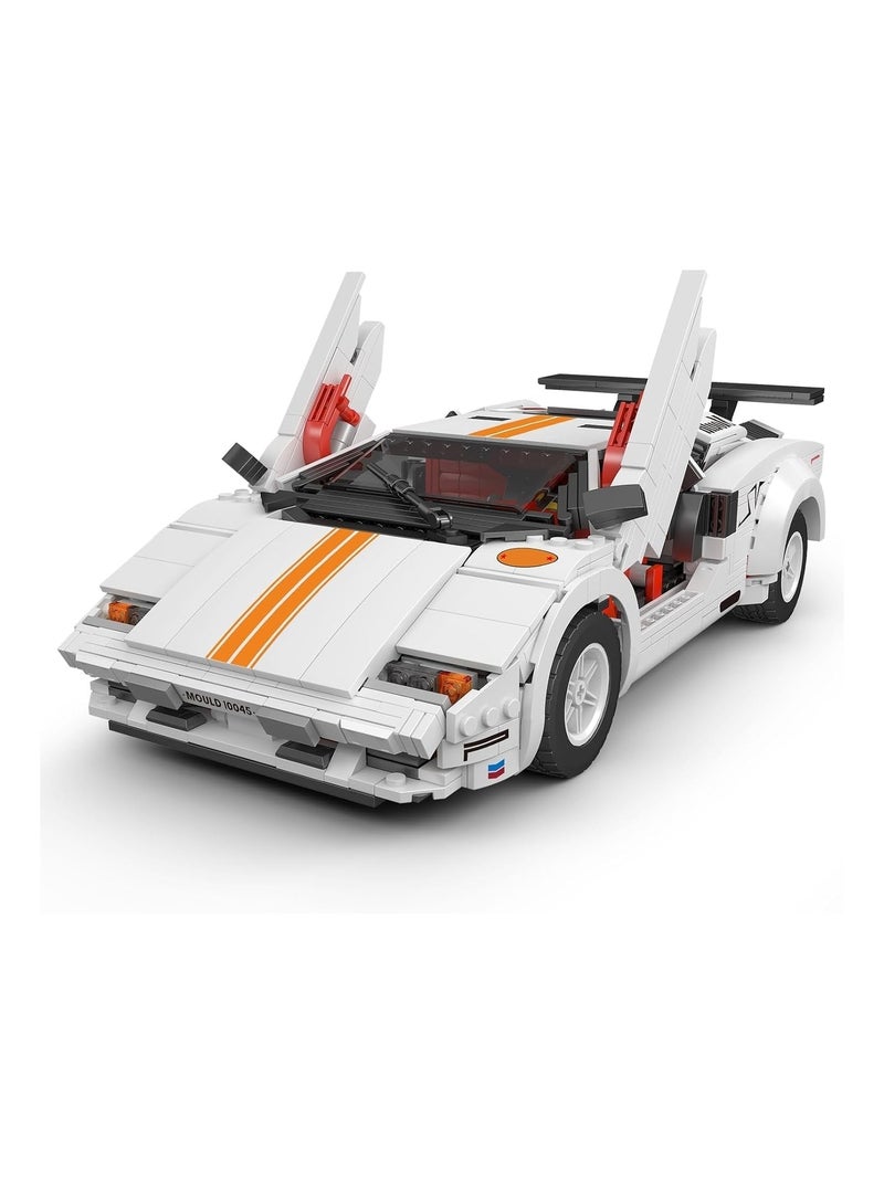 Sportive italienne Lambo Coutach Blanc - Kiabi