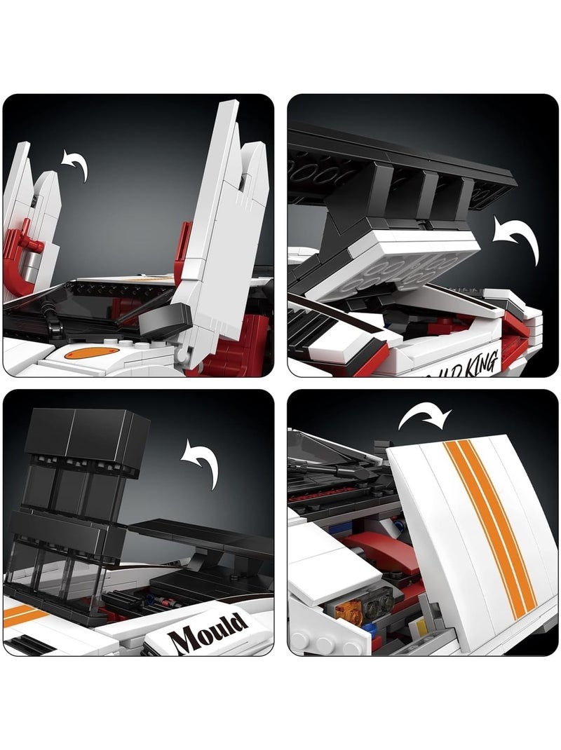 Sportive italienne Lambo Coutach Blanc - Kiabi