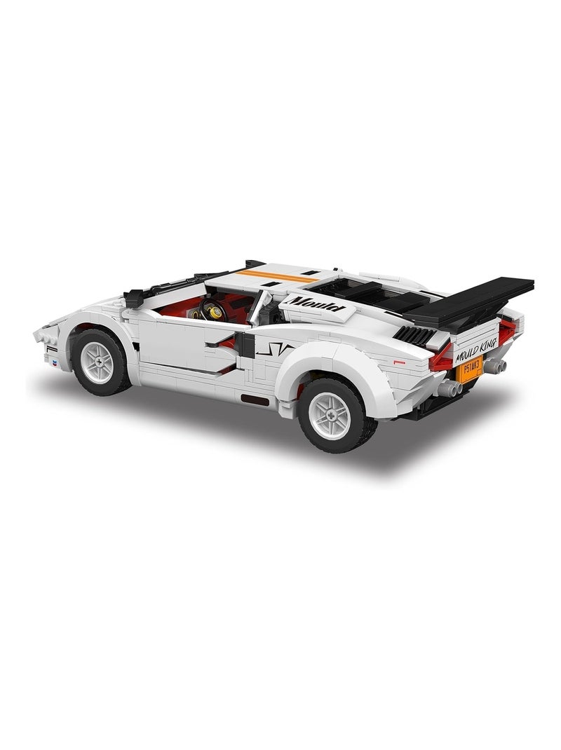 Sportive italienne Lambo Coutach Blanc - Kiabi