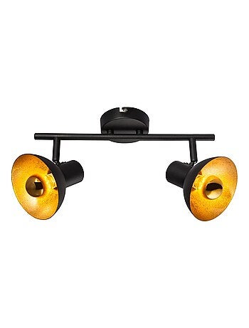 Spot 2 lumières en métal