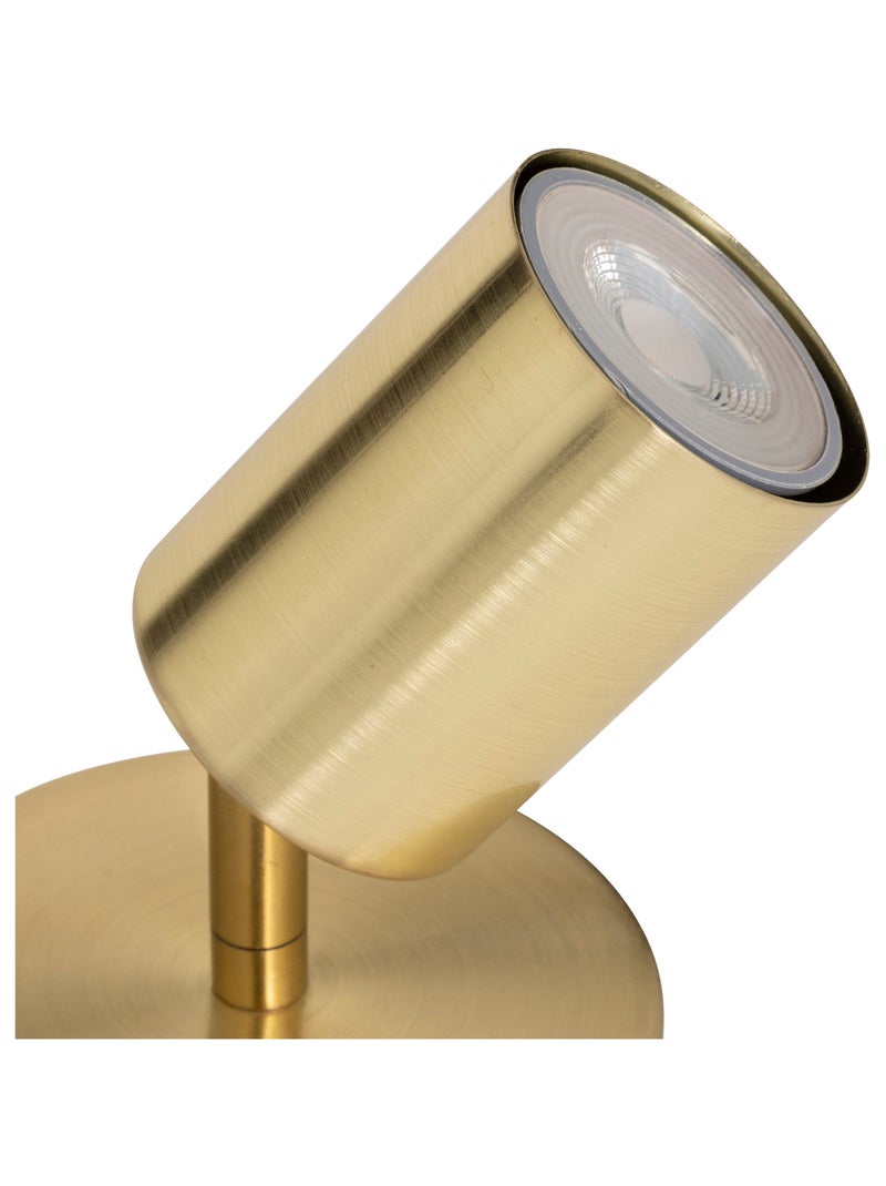 Spot mural orientable compatible plafond Doré/or - Kiabi