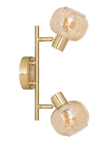 Spot orientable en verre et métal