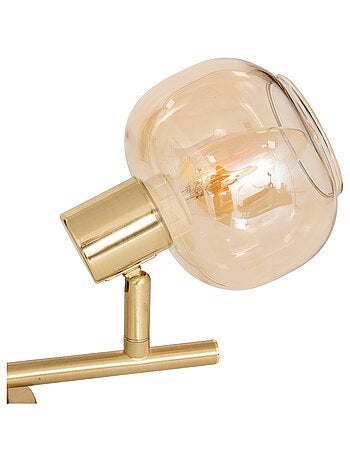 Spot orientable en verre et métal