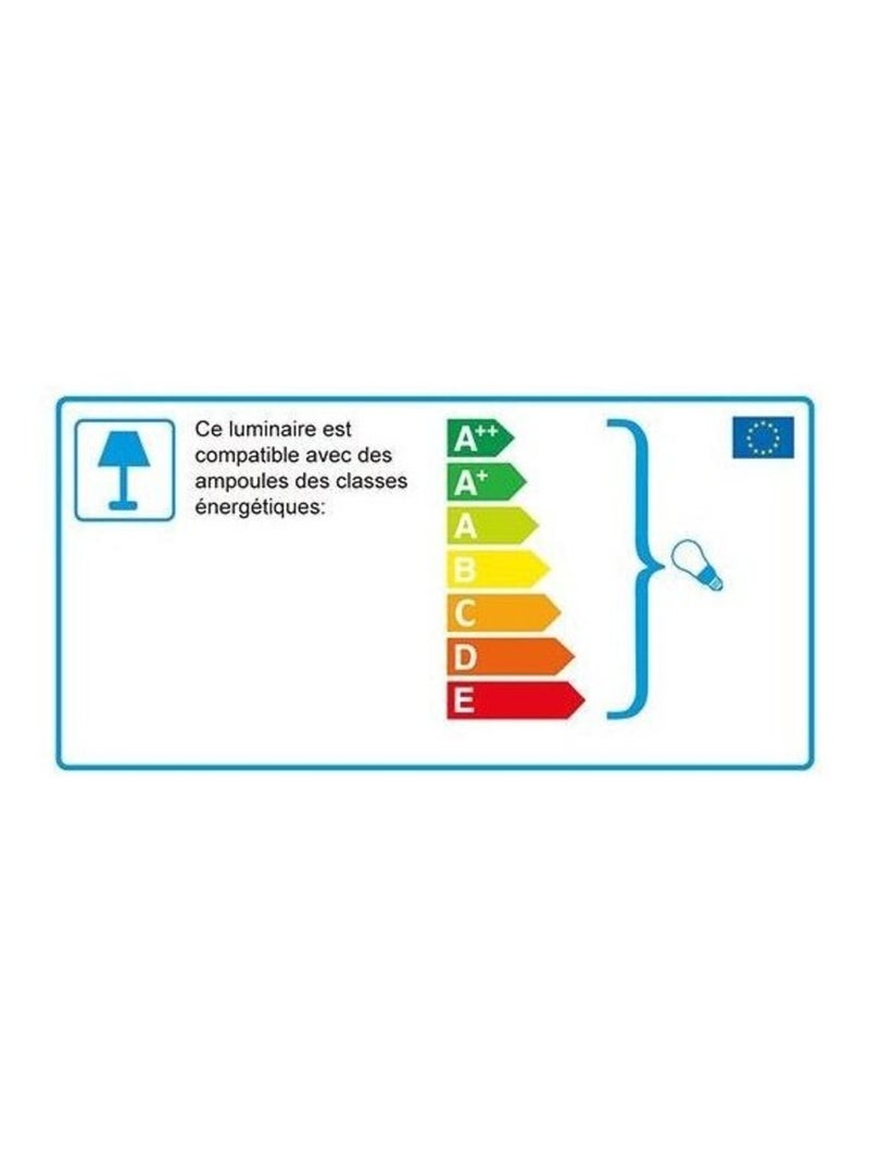 Spot patère orientable 1 abat-jour métal noir Noir - Kiabi
