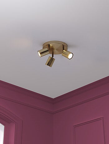 Spot plafond triple orientable