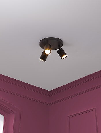 Spot plafond triple orientable