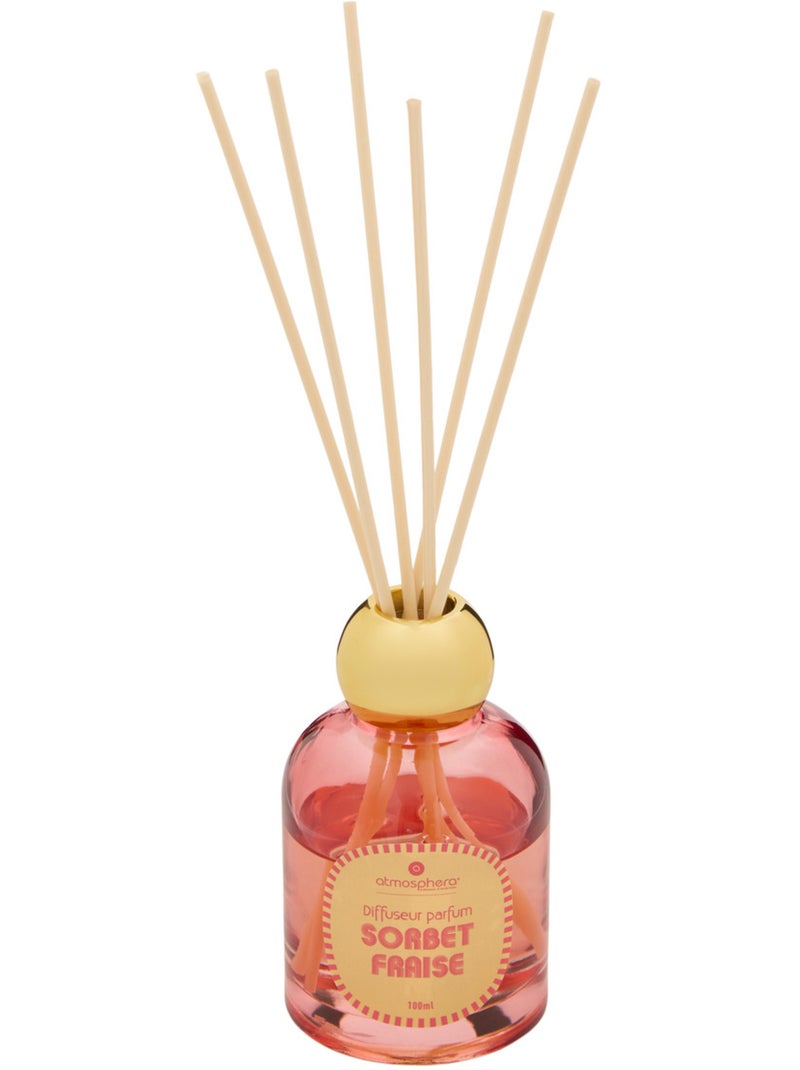 Spray d'ambiance parfumé en verre 100 ml sorbet Rouge - Kiabi