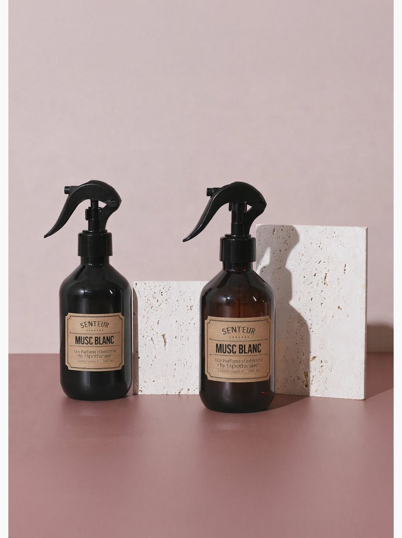 Spray d'intérieur parfumé verre ambré - afibel Blanc - Kiabi