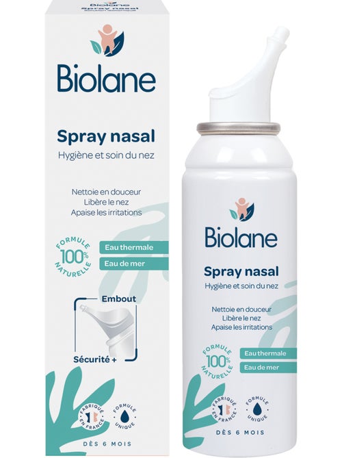Spray nasal 100ml : formule 100% naturelle biolane - Kiabi