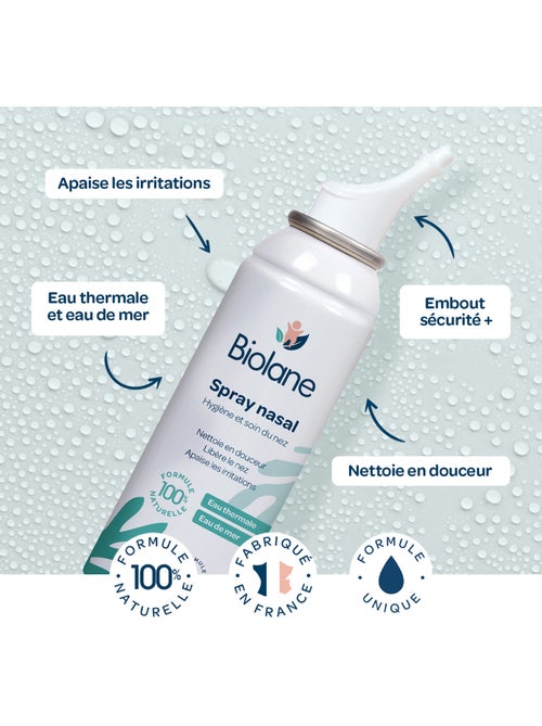 Spray nasal 100ml : formule 100% naturelle biolane - Kiabi