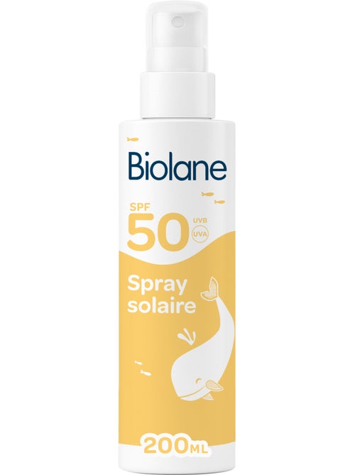 Spray solaire 200ml biolane - Kiabi Spray solaire 200ml biolane - Kiabi