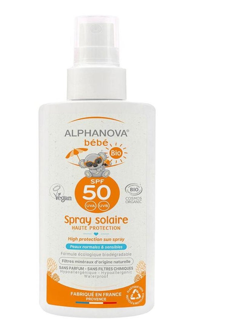 Spray solaire Bébé SPF 50 Multicolore - Kiabi