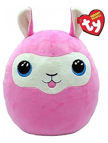 Peluche TY Squish A Boos Coussin Furry le lapin