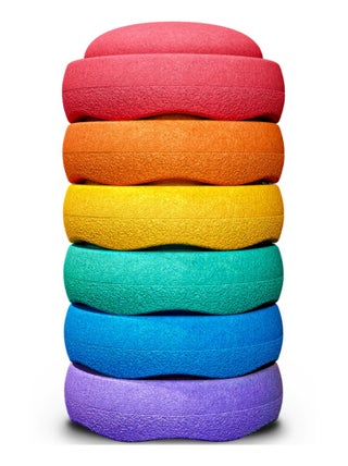 Stapelstein - Jeu de motricité Original Mini rainbow classic (6 blocs)