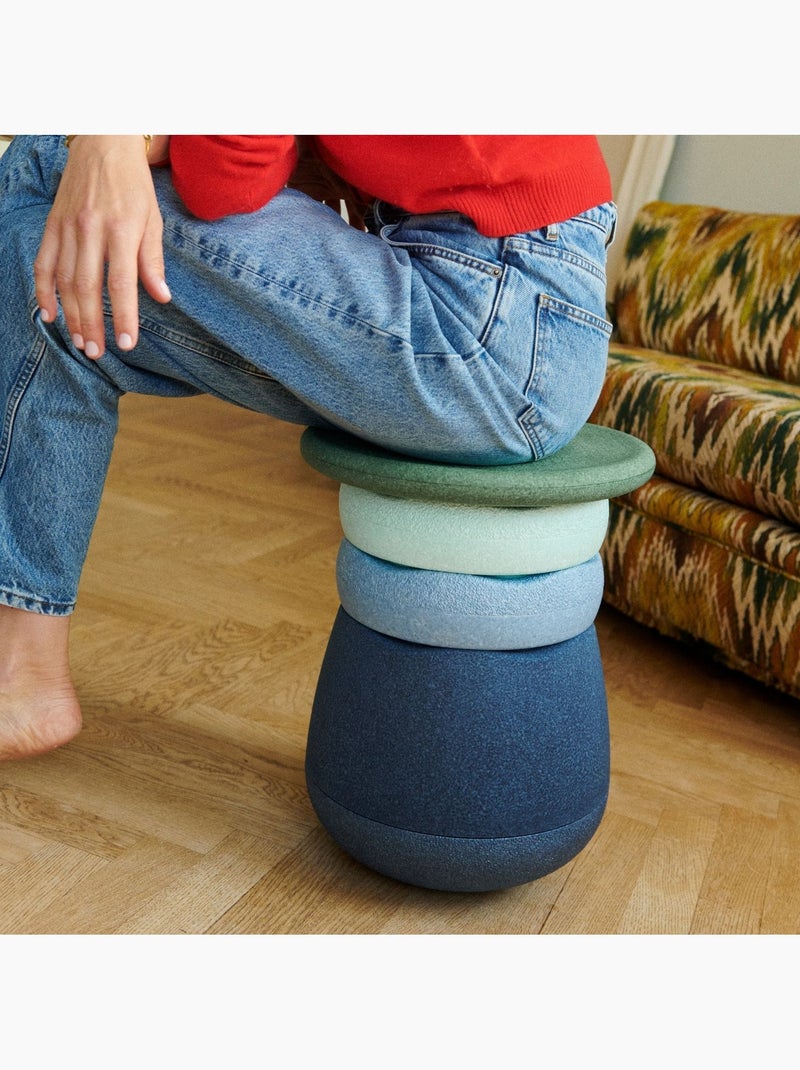 Stapelstein - Tabouret modulaire Bleu - Kiabi